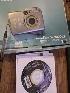 Canon PowerShot Digital ELPH SD800 IS Digital Camera NOT WORKING - Picture 1 of 6