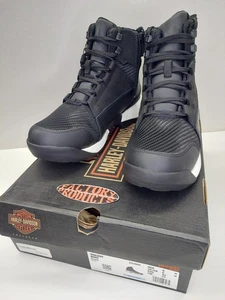 GENUINE HARLEY DAVIDSON Men's Vincent 5-Inch Black Waterproof Boots D93860 - Picture 1 of 6