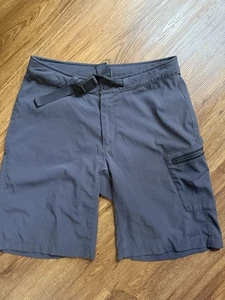 The North Face Shorts Mens 32 Grey Cargo Hiking Outdoor Belted - Picture 1 of 5