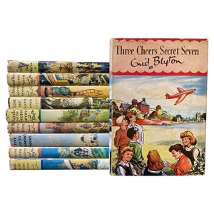 Vintage Enid Blyton Secret Seven Hardcover Lot x10 Early Editions w/ Jackets - Picture 1 of 16