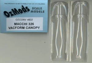 OzMods Models 1/48 RAAF MACCHI 326 CANOPY Vacuform Set - Picture 1 of 1