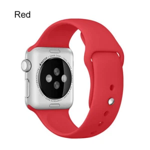 Silicone Band Strap For Apple Watch iWatch Sports Series 11 10 9 8 7 6 5 4 SE 3 - Picture 1 of 20