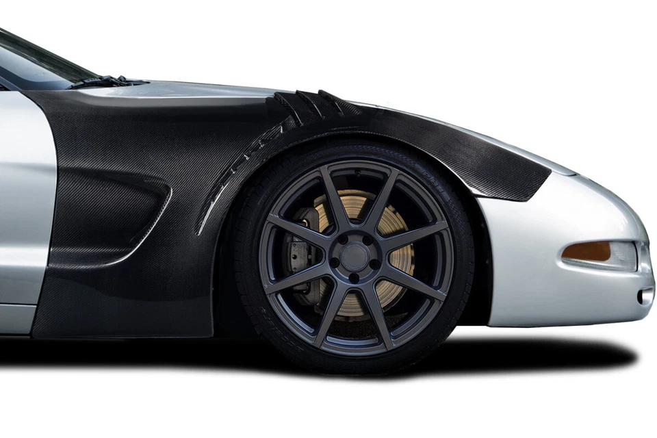 For 1997-2004 Corvette C5 Carbon Creations GT3RS Look Front Fenders (+25MM )- 2  - Image 1 of 1