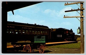 Grand Trunk Rwy Steam Engine 1008 & Museum, Crysler Farm, Morrisburg ON postal - Imagen 1 de 2