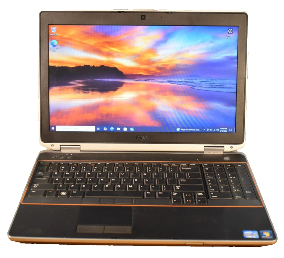 Dell Latitude E6520 Laptop Intel Core i5-2520M 8GB RAM 128GB SSD Windows 10 Pro - Image 1 of 4