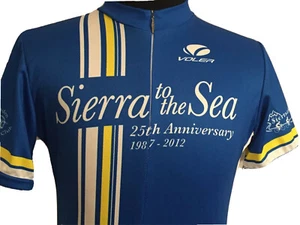 Voler Radtrikot Herren Große L Blau Gelb Sierra To the Sea - Bild 1 von 8