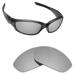 Scratch Proof Polarized Replacement Lens for-Oakley Straight Jacket 2007 Silver - Picture 1 of 3