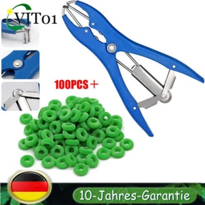 Spannzange Gummiringe Kastrierzange für Schwein Lämmer Kastrieren Elastrator DE - Bild 1 von 9