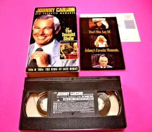 JOHNNY CARSON HIS FAVORITE MOMENTS FROM THE TONIGHT SHOW - VHS TAPE - USED - Foto 1 di 13