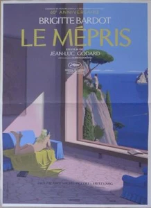 LE MEPRIS / THE CONTEMPT - BARDOT / GODARD - LORENT DURIEUX PICCOLO POSTER FILM - Foto 1 di 1