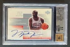 2003 Upper Deck Ultimate Collection Signatures Michael Jordan Auto BGS 8.5 10