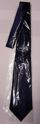 PENSEE HOMBRE 100% SEDA FORMAL COLOR SÓLIDO CORBATA EXTRA LARGA AZUL OSCURO sin cortar Foto 1 de 4