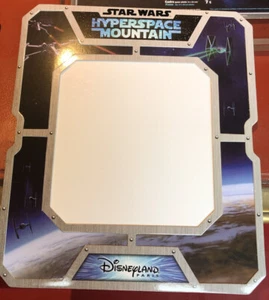 Vertical Photo Frame Hyperspace Mountain 15×20 Disneyland Paris - Picture 1 of 2