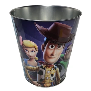 Disney Pixar Toy Story 4 June 21 AMC Theaters Golden Link Metal Popcorn Bucket - Picture 1 of 6