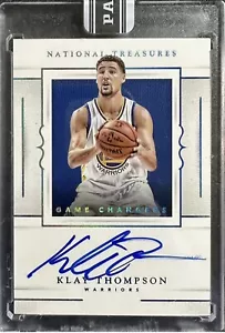 2015 National Treasures KLAY THOMPSON 1/1 Black Box Game Changers Auto Encased - Picture 1 of 3