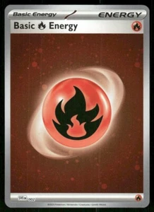 Pokemon Tcg Basic Fire Energy Cosmos Holo #2 Pokemon Energía Escarlata y Violeta Casi Nuevo - Imagen 1 de 2