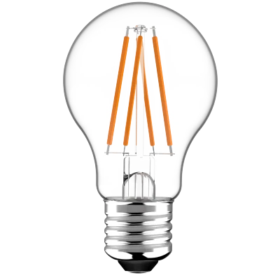 LED Birne Leuchtmittel E27 mit Dämmerungssensor 7,3 Watt warmweiß AUTO EIN/AUS - Bild 1 von 4