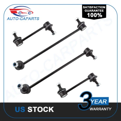 4 x Front Rear Stabilizer Sway Bar End Link Kit For Hyundai Tiburon 2003-2008 - Image 1 of 4