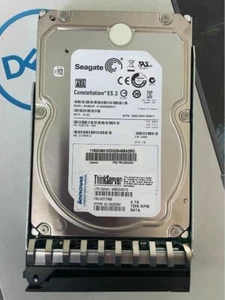 1 pièce disque dur serveur Lenovo 4XB0G45715 03T7868 03X4440 ST4000NM0033 /avec plateau - Photo 1/2