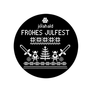 Frohes Julfest Wikinger Weihnacht Aufkleber Sticker Auto Magnet Vinyl wetterfest - Picture 1 of 1