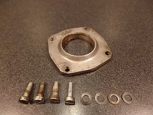 1981 1982 HUSQVARNA 420 AE AXE  STATOR BEARING PLATE WITH HARDWARE  - Imagen 1 de 12