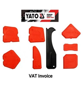Yato Silikon Dichtmittel Spreader Veredelungswerkzeug Applikator Kachelwerkzeug 8er Set - Bild 1 von 5