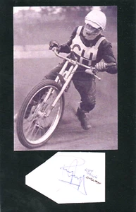 SPEEDWAY - ROY TRIGG - álbum firmado slip + foto - bueno - Imagen 1 de 1