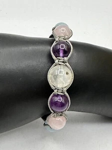Basha Armband Edelstein Therapie Emotionale Balance Liebe Anziehung Glück  - Bild 1 von 12