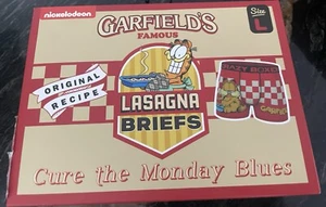 Garfield's FAMOUS LASAGNA Crazy Novelty Boxer Briefs Men's Size Large 36-38 - Picture 1 of 1