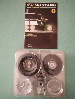 Ford Mustang Shelby GT 500 1967 Scala 1:6 California Modello Auto DeAgostini N 2 - Immagine 1 di 4