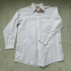 RoundTree and Yorke Gold Label Shirt Men's Size 16.5 34 Button Down Long Sleeve - Picture 1 of 14