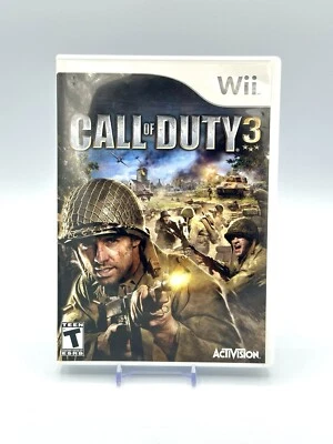 Call of Duty 3 (Nintendo Wii, 2006) Complete w/ Manual - Tested Working  - Image 1 of 4