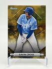 2023 Bowman Sterling Gavin Cross GOLD REFRACTOR AUTO /50 PA-GC Royals RC