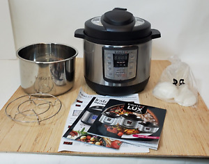 Instant Pot Lux Mini 3 Qt 6 in 1 Electric Pressure/Slow Cooker Silver Multi Use