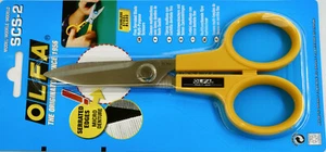 Tijeras de acero inoxidable dentadas OLFA SCS-2 talla tijeras de Kevlar tijeras especiales tijeras NUEVO - Imagen 1 de 3