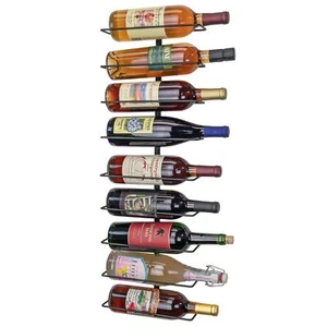 Southern Homewares neun Flaschen Wein Display einfache Aufbewahrung Wandregal ‎ SH-1 - Bild 1 von 7