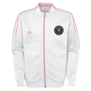 adidas International Miami CF MLS Kids (4-7) Anthem Travel Jacket, White - Picture 1 of 3