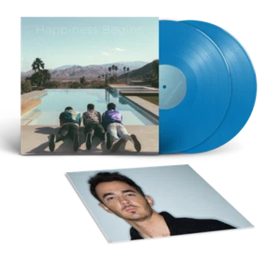 JONAS BROTHERS HAPPINESS BEGINS VINYL NEW! LIMITED BLUE LP! KEVIN VERSION SUCKER - Picture 1 of 3