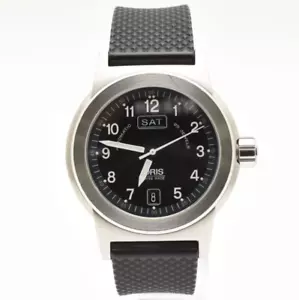 ▶️【N MINT】 ORIS Big Crown 7500 Automatic Day/Date Black Dial Men's Watch JAPAN - Picture 1 of 17