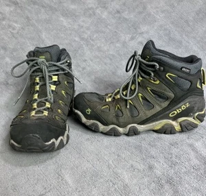Oboz Sawtooth II Mid Men Size 10 Lace Up Hiking Boots Waterproof TREAD WORN DOWN - Picture 1 of 19