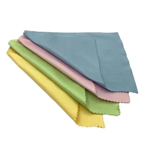 10PCS Random 130mm*130mm Portable Solid Color Microfiber Glasses Cleaning Cloth - Zdjęcie 1 z 6