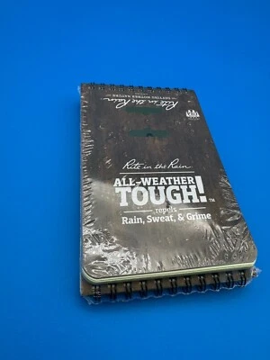 3-Pack 946 Rite In The Rain Weatherproof Top Spiral Notebook 4" x 6" Green Cover - Image 1 of 4
