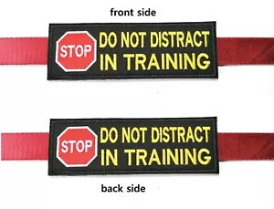 Collar de parche con correa bordado Do not Distract InTraining K9 - Imagen 1 de 3