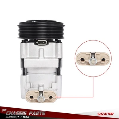 Compresor de aire acondicionado 1997 1998 1999 2000-2007 para Ford F-150 V8 4,6 L y 5,4 L nuevo Foto 1 de 4