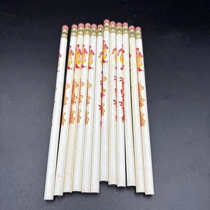 (Lot Of 12) McDonald's Advertising Pencil Vtg 80s Unsharpened Ronald McDonald - Picture 1 of 6