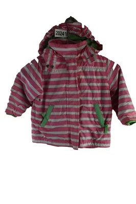 MINI BODEN Pink Padded Jacket size 1.5-2Y Girls Full Zip Hooded Kids Winter - Image 1 of 4