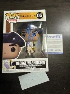 Autografo firmato Christopher Jackson Hamilton Funko Pop Washington ACOA SD51347 - Foto 1 di 2
