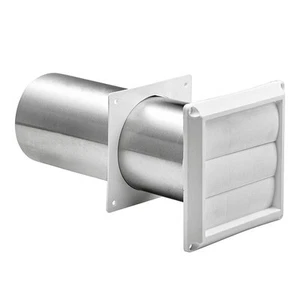 Ventilación con persianas de plástico blanco Lambro 267W 4 pulgadas - Imagen 1 de 3