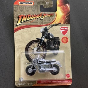 🔥Matchbox Indiana Jones Ducati Scrambler Motorrad🔥 - Bild 1 von 2