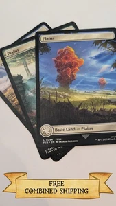 Magic The Gathering: 3x Final Fantasy Full Art Plains - Imagen 1 de 4